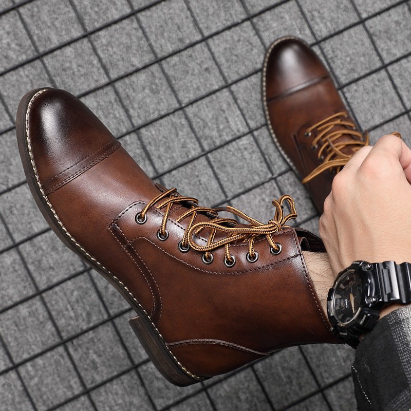 Claude | Leather Ankle Boots